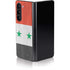 Syria Flag Distressed Galaxy Z Fold5 5G Skin